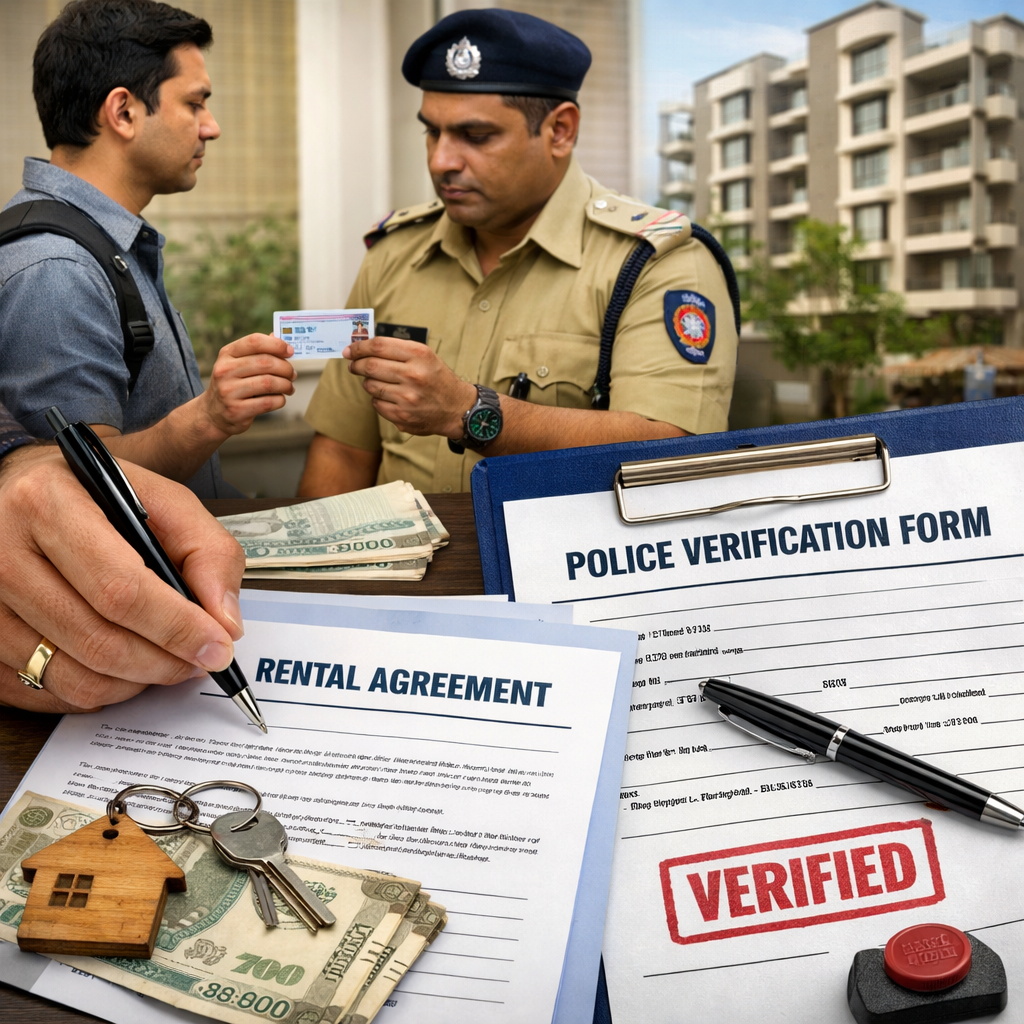 भाडेकरू नोंदणी अनिवार्य; पोलिस पडताळणीशिवाय भाडे व्यवहारांना ब्रेक – नियम मोडल्यास कठोर कारवाई